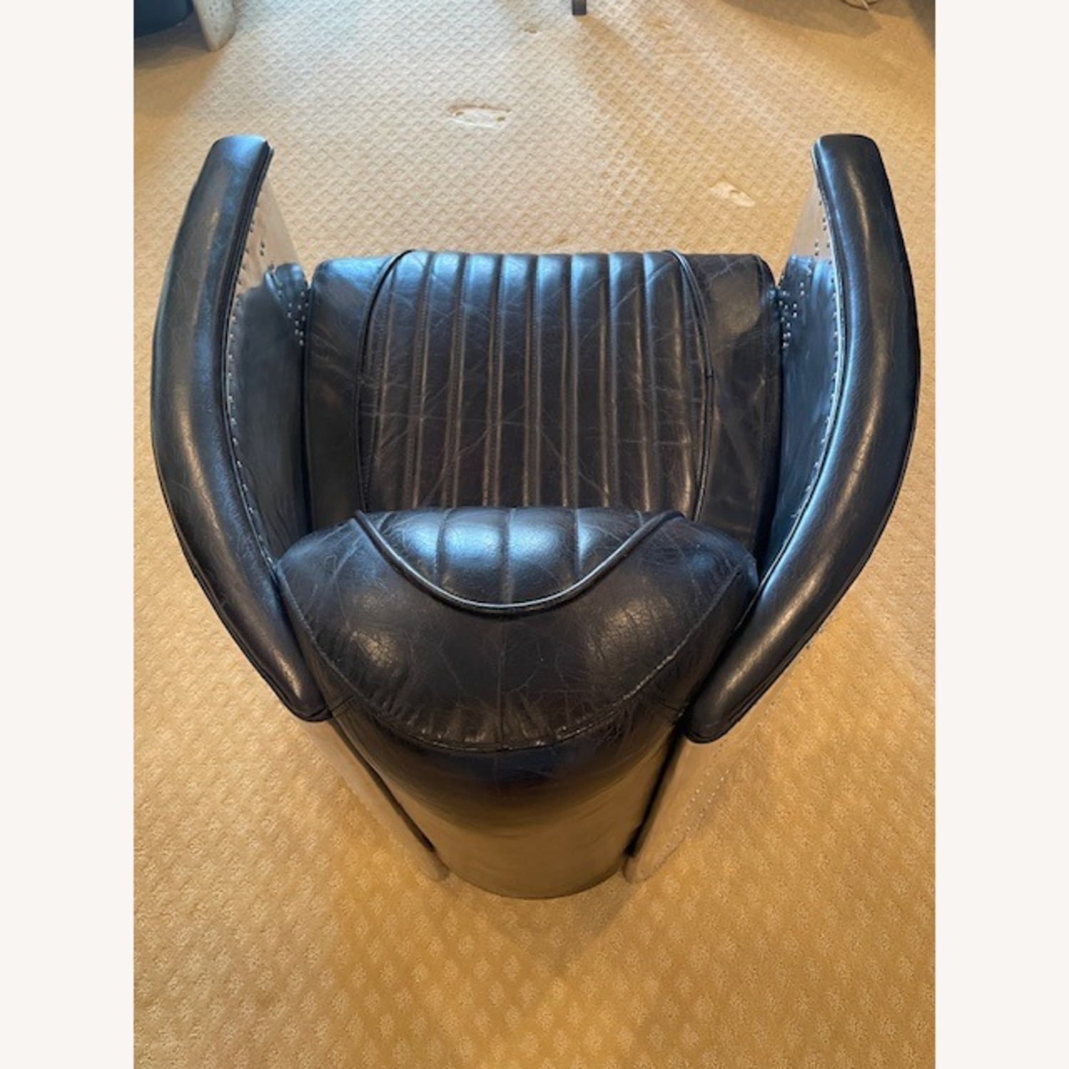 Wayfair Leather Aviator Accent Chairs 2 - image-4