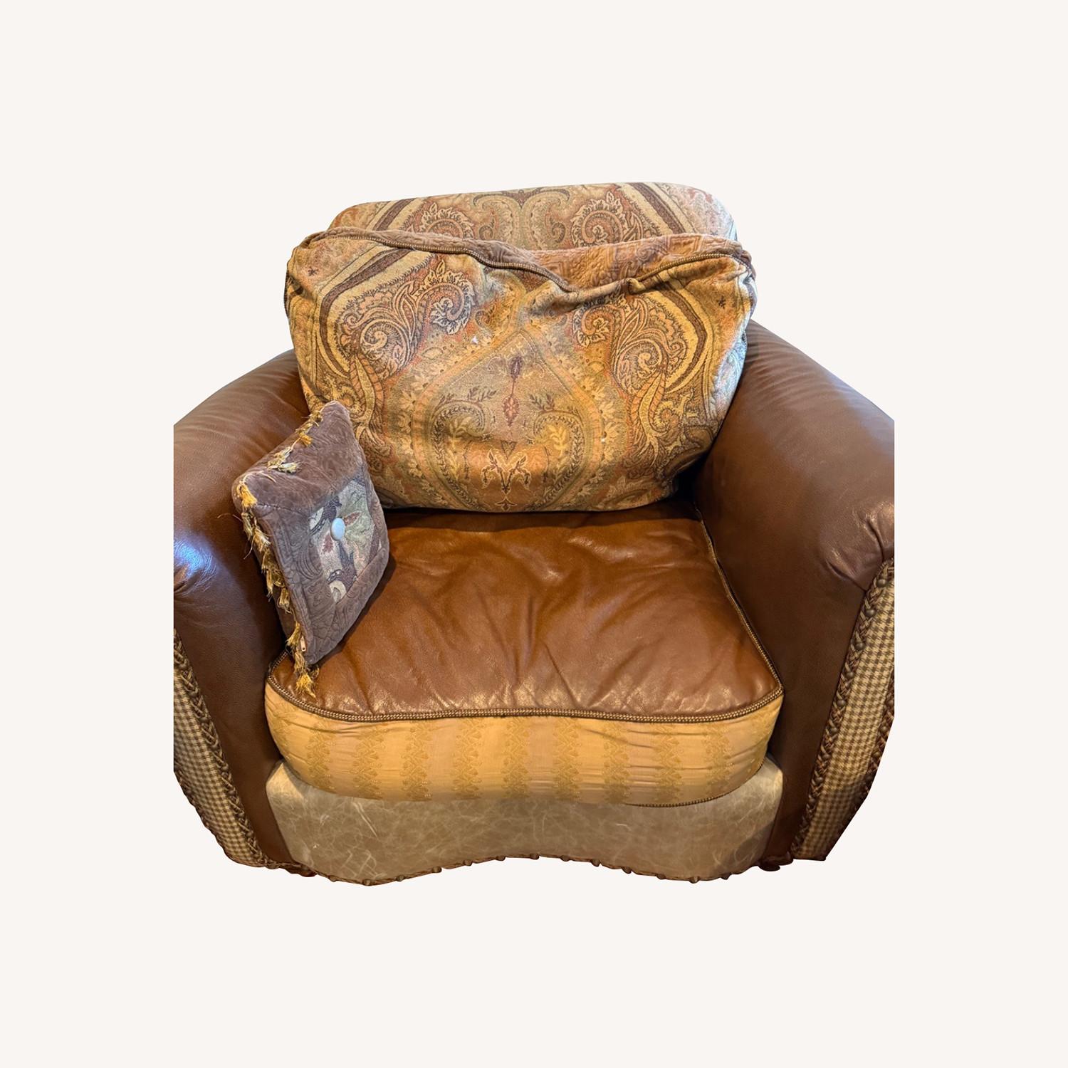 Vintage/Antique Dark Brown Armchair - image-0