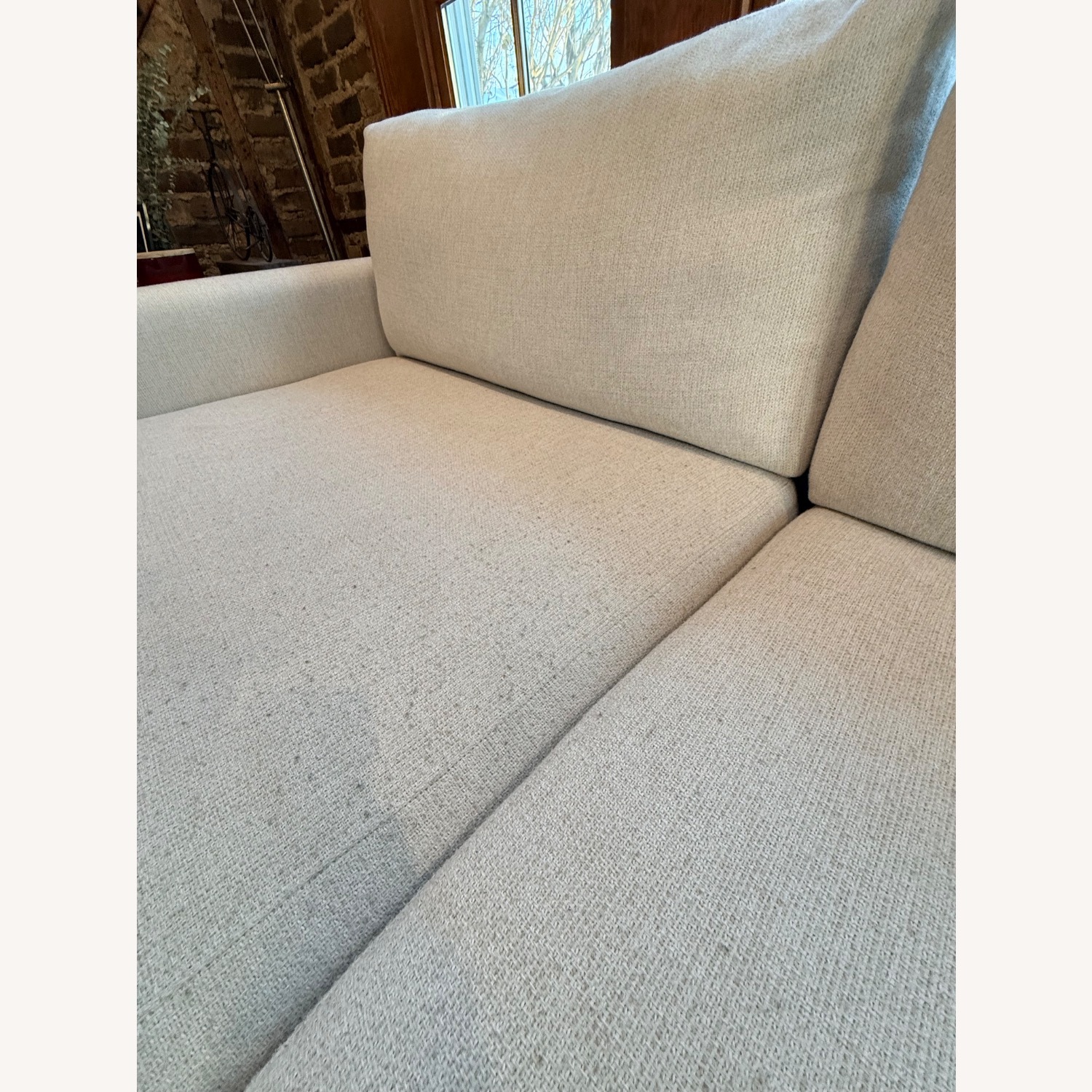 Bassett Allure Natural Fabric 2 Piece Sectional - image-3