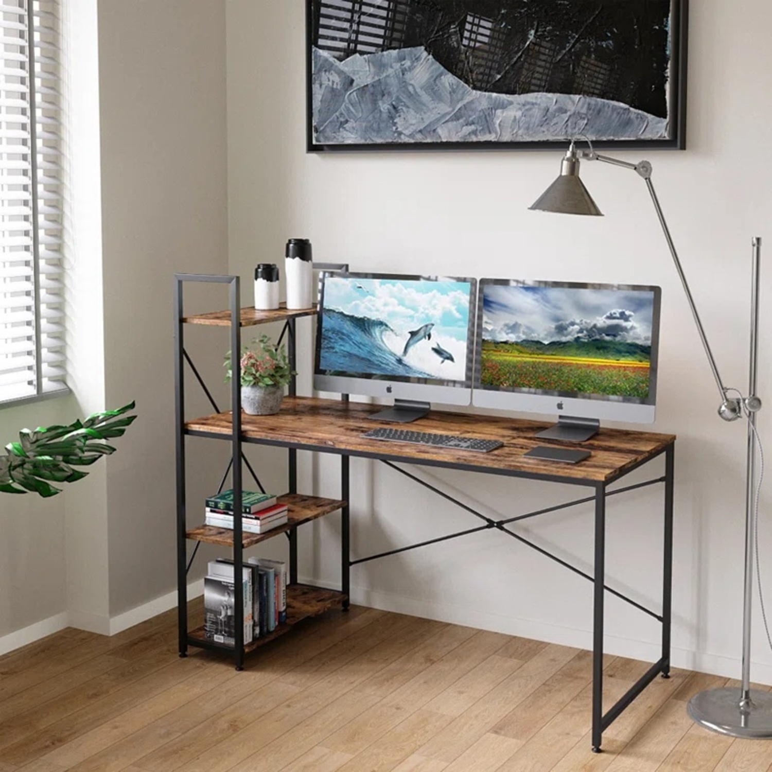 Wayfair 17 Stories Reversible Desk  - image-4