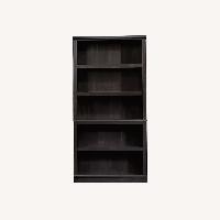 Staples Black Bookcase