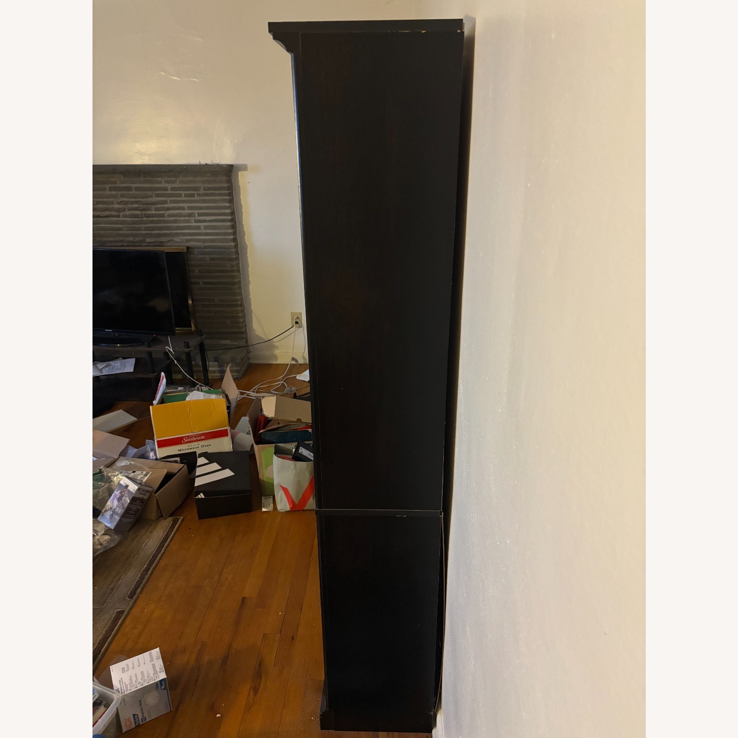 Staples Black Bookcase - image-3