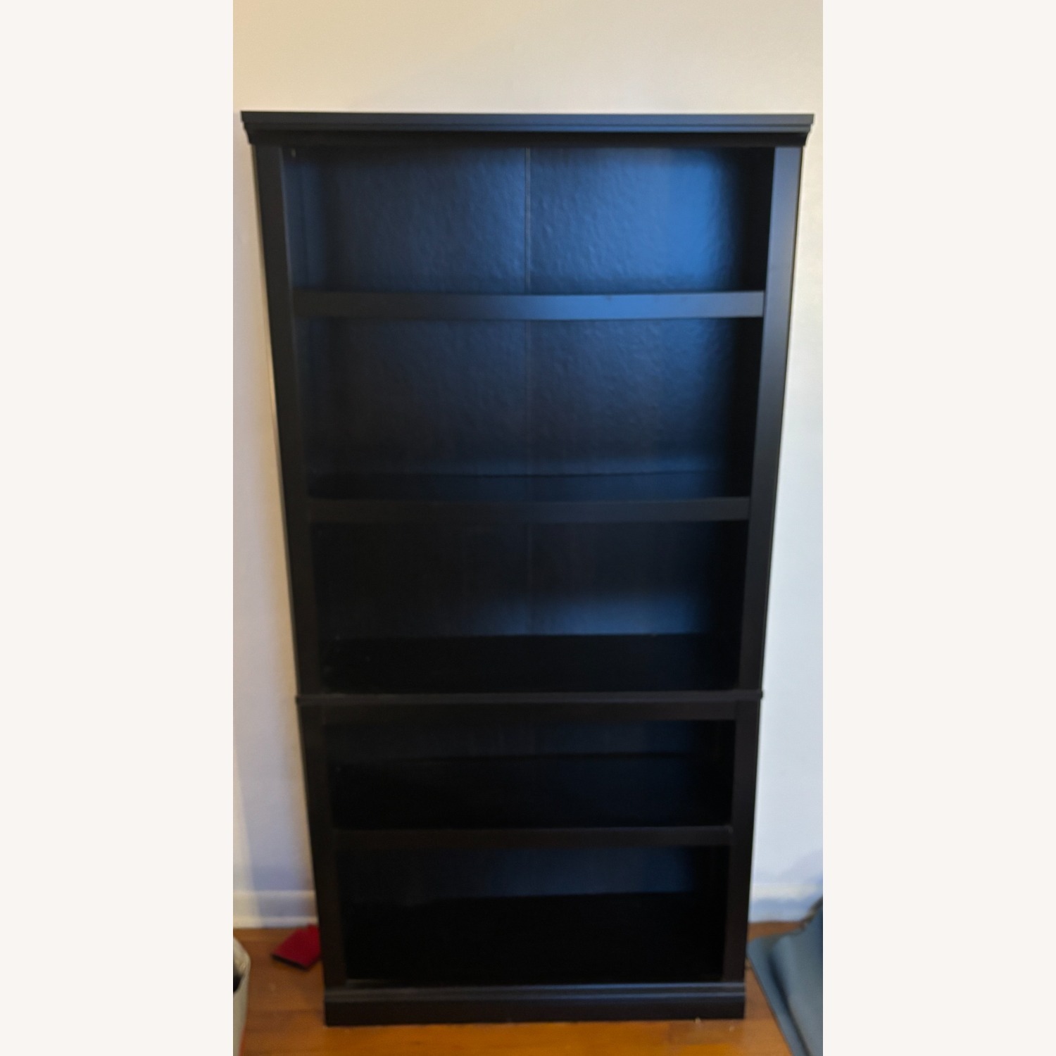 Staples Black Bookcase - image-1