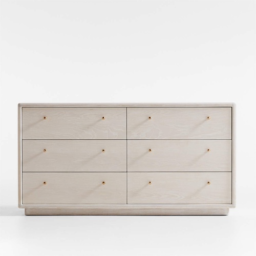 Used Crate & Barrel Lafayette 62" 6-Drawer Dresser for sale on AptDeco