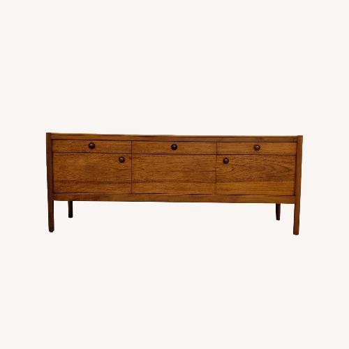 Used Vintage Mid Century Modern Teak Uniflex Credenza for sale on AptDeco