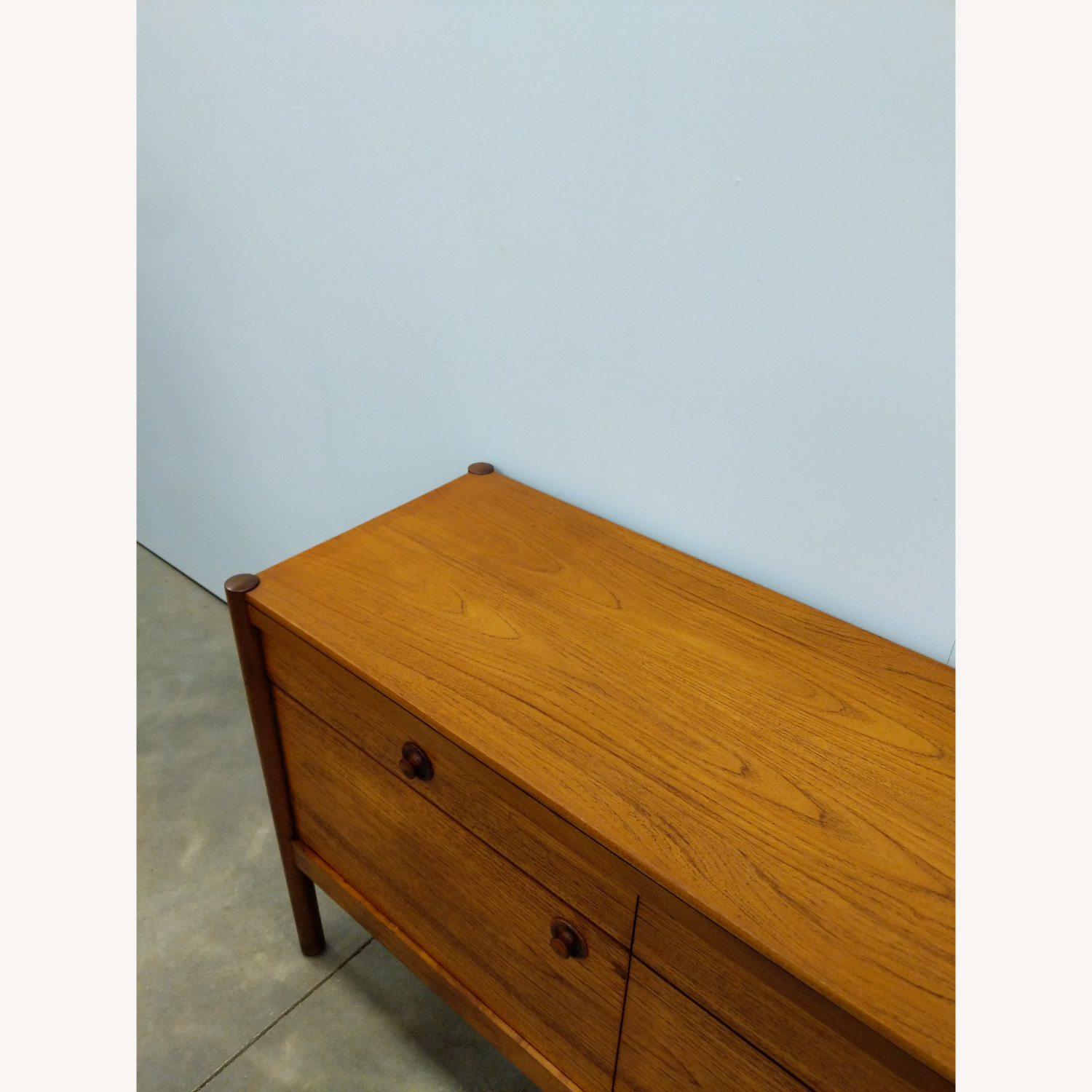 Vintage Mid Century Modern Teak Uniflex Credenza - image-10