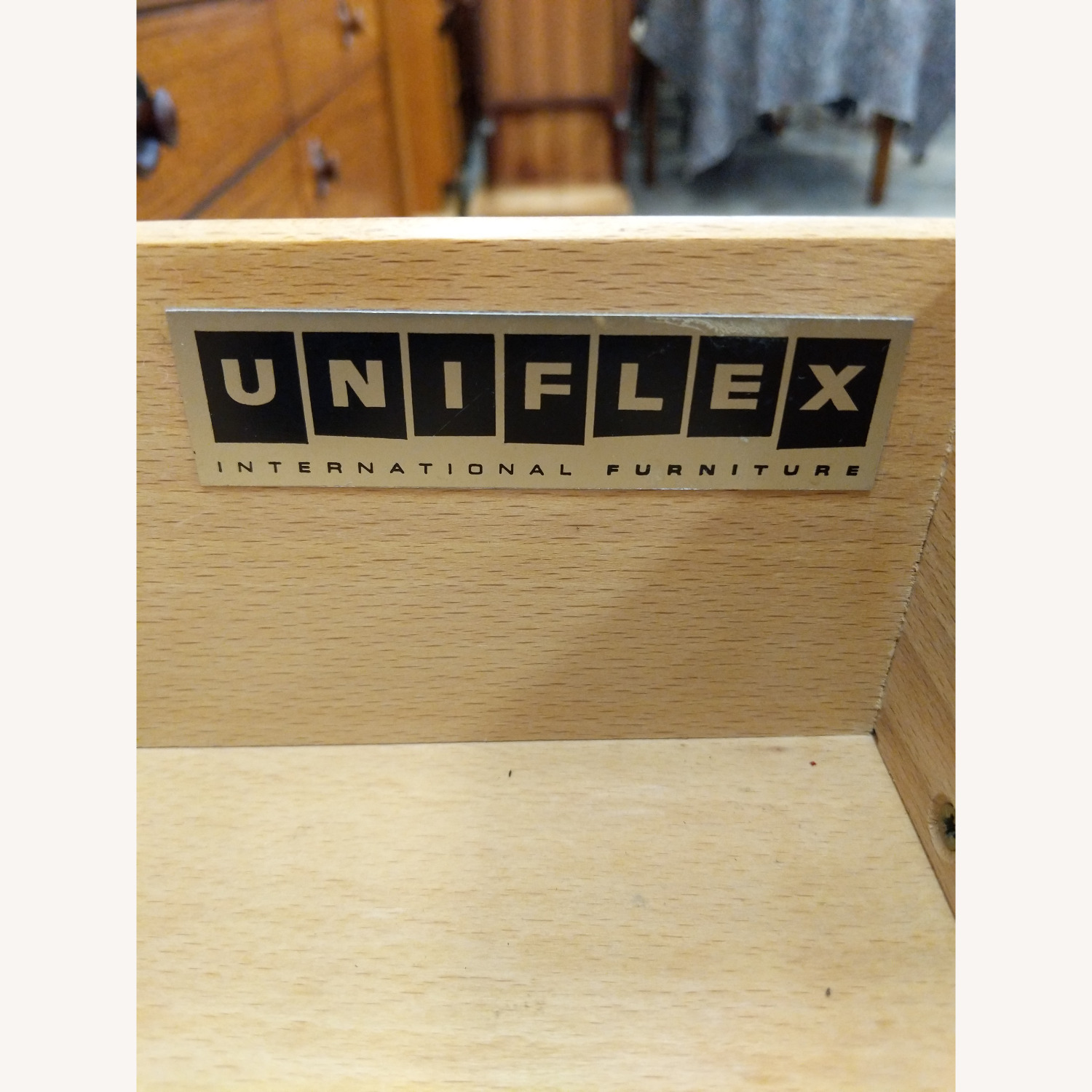Vintage Mid Century Modern Teak Uniflex Credenza - image-11