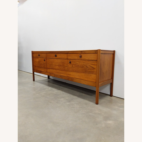 Used Vintage Mid Century Modern Teak Uniflex Credenza for sale on AptDeco