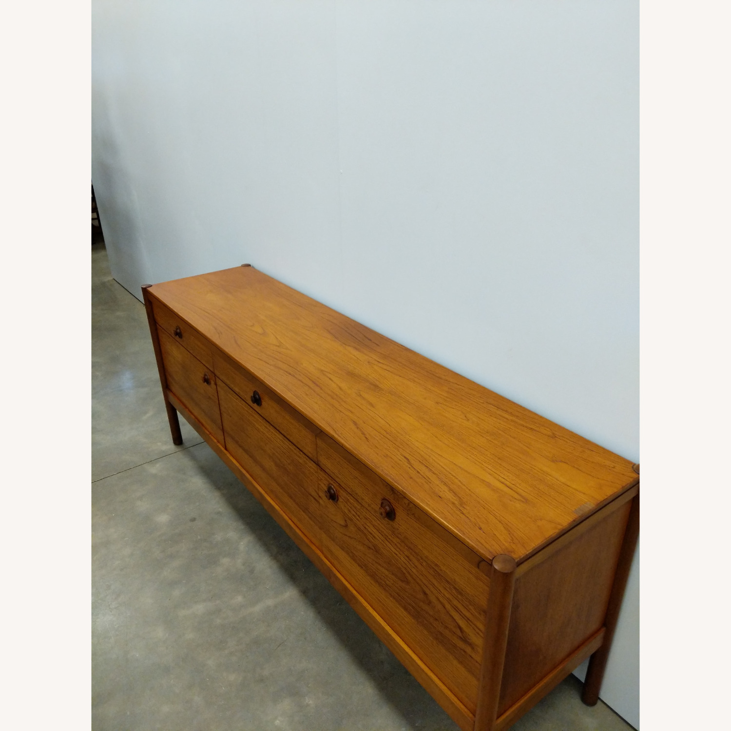 Vintage Mid Century Modern Teak Uniflex Credenza - image-8