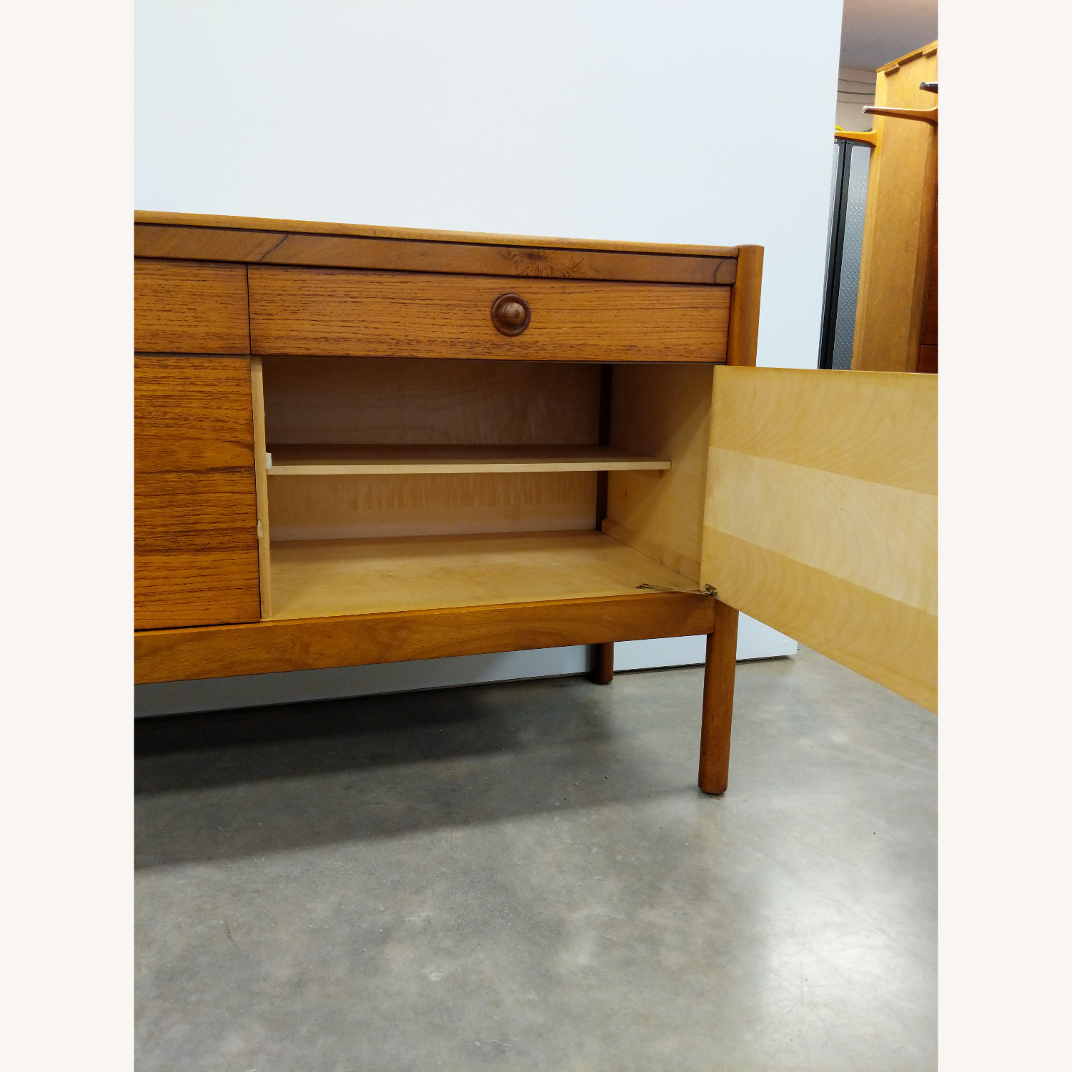 Vintage Mid Century Modern Teak Uniflex Credenza - image-3