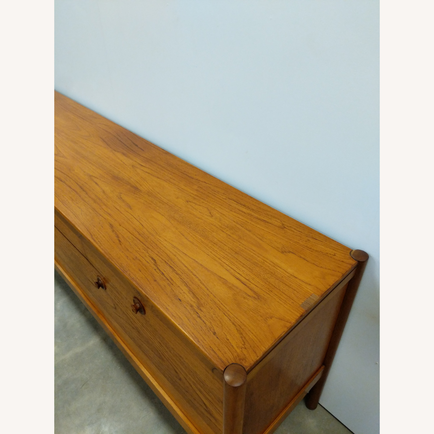 Vintage Mid Century Modern Teak Uniflex Credenza - image-9