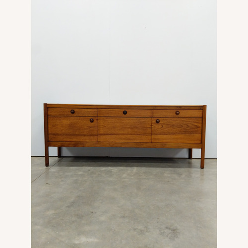 Used Vintage Mid Century Modern Teak Uniflex Credenza for sale on AptDeco