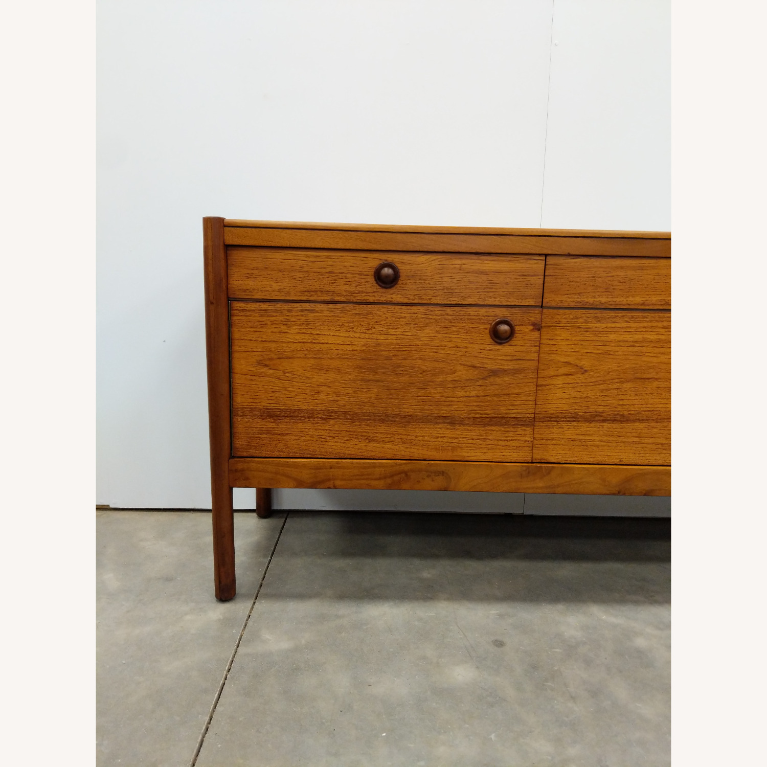 Vintage Mid Century Modern Teak Uniflex Credenza - image-6