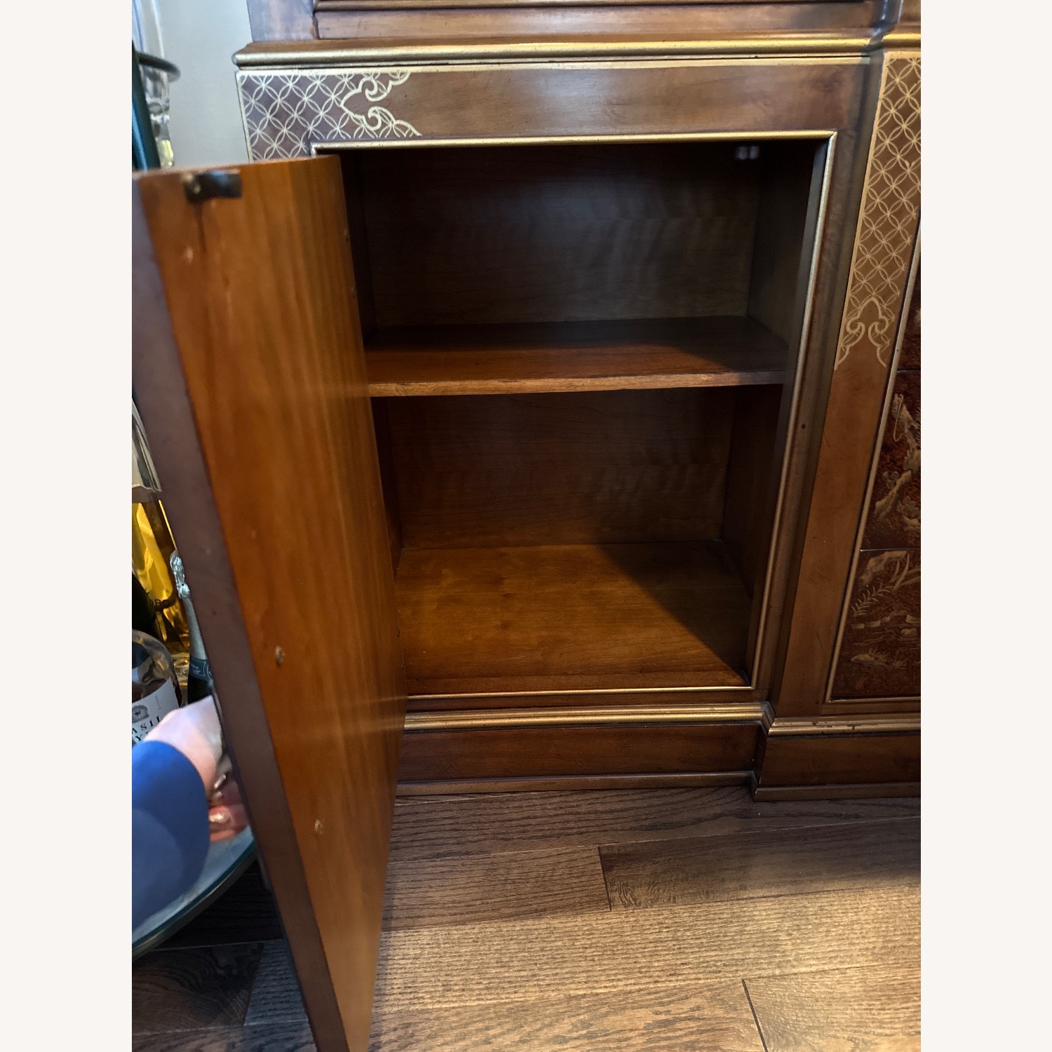 Drexel Heritage Dark Brown Wood Armoire - image-5