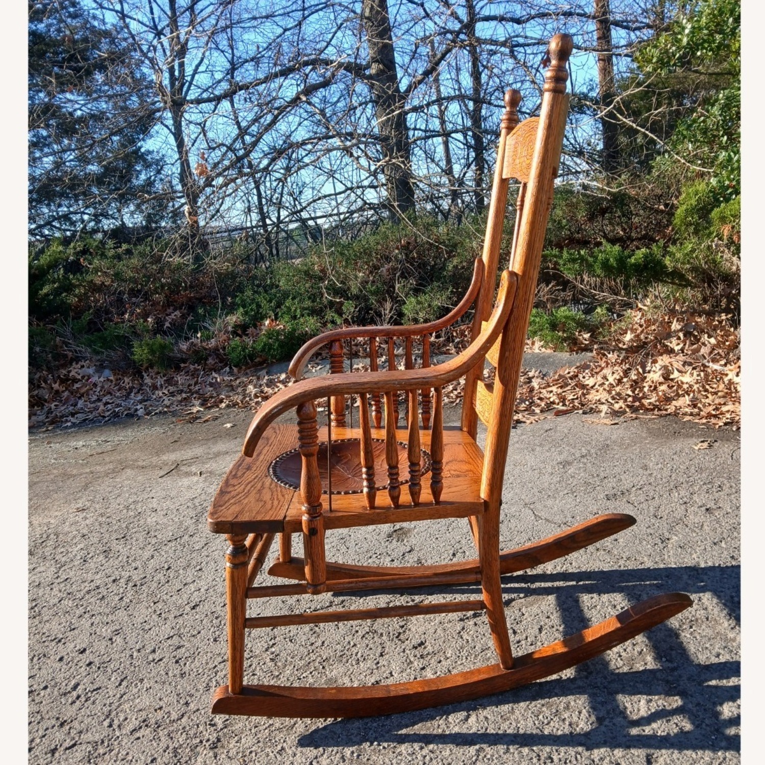 ANTIQUE 1930s Brumby Rocking Chair - image-3