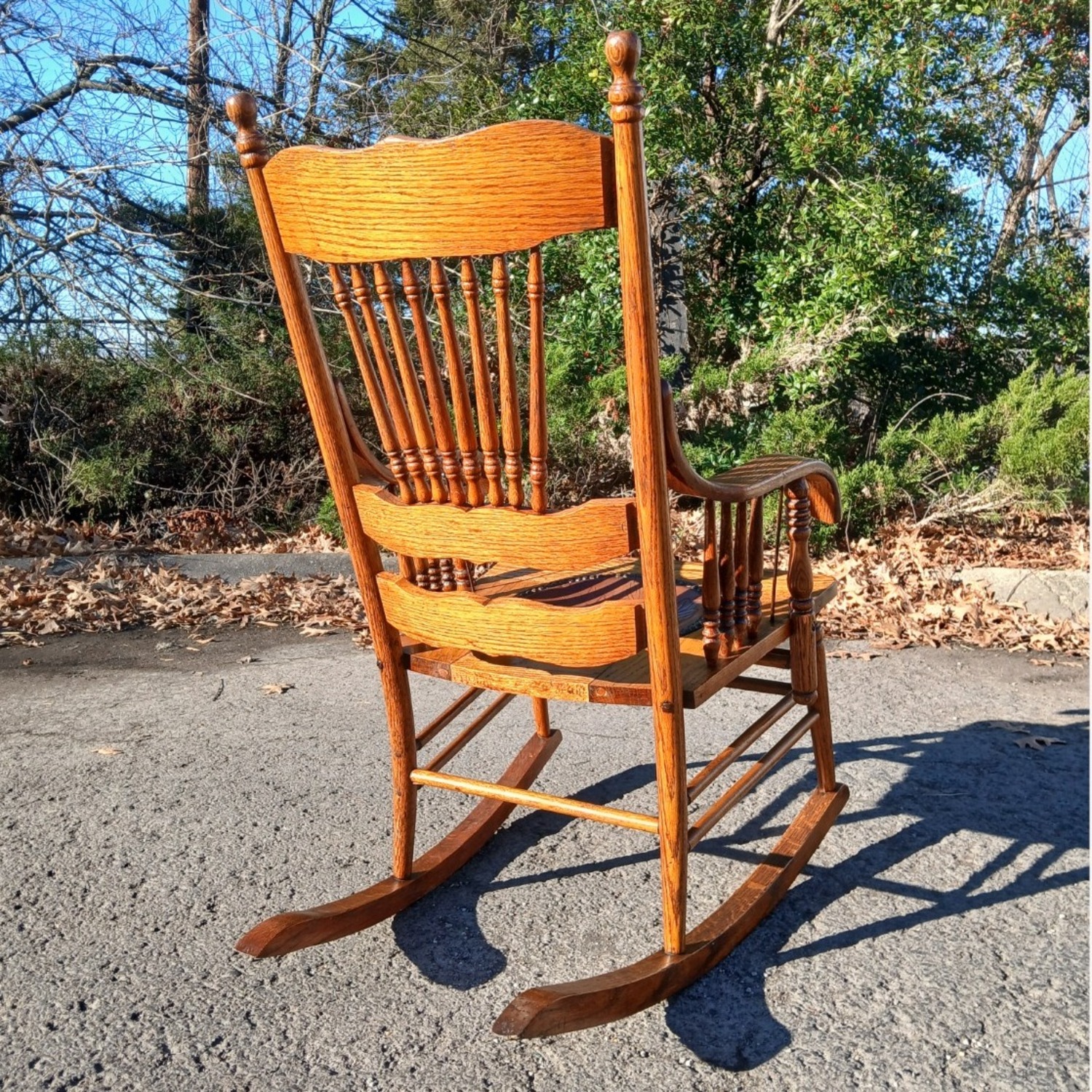 ANTIQUE 1930s Brumby Rocking Chair - image-10