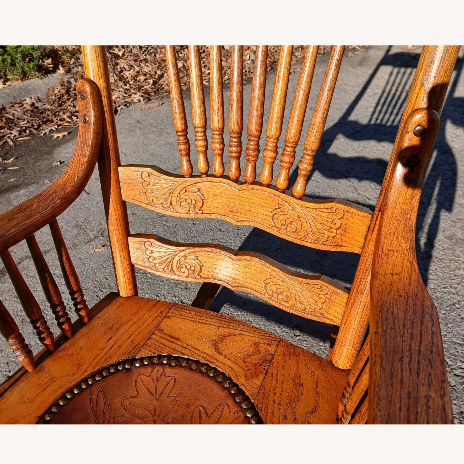ANTIQUE 1930s Brumby Rocking Chair - image-4