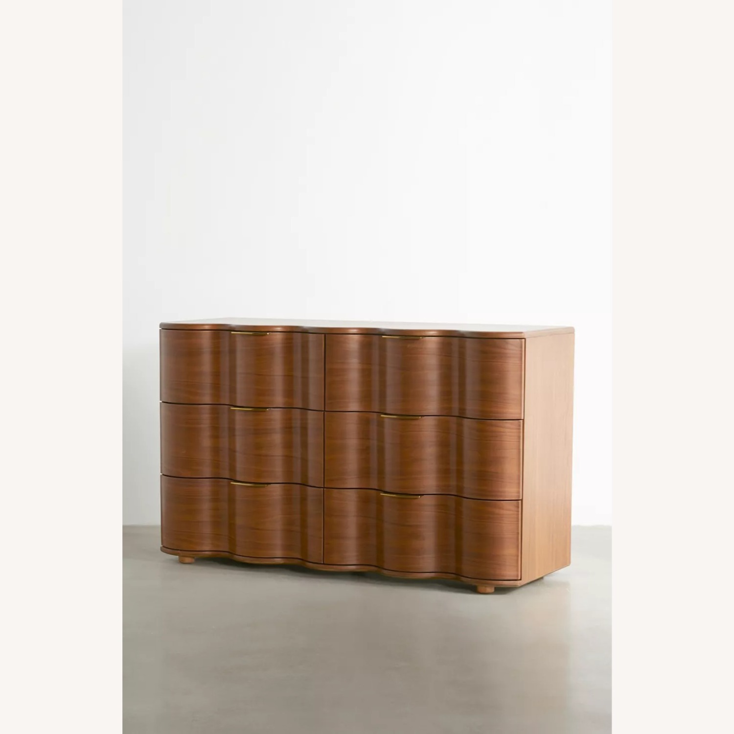 Urban Outfitters Dark Brown Wood Dresser - image-1