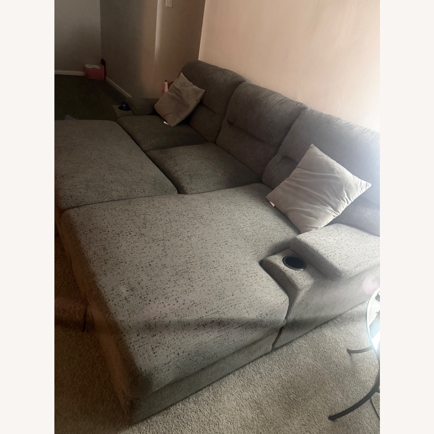 2 Piece Sectional Pull Out + Storage Bin  - image-2