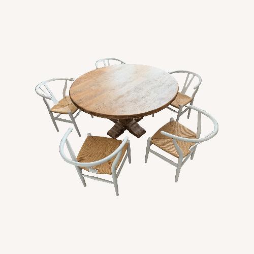 Used Farmhouse Dining Set  for sale on AptDeco