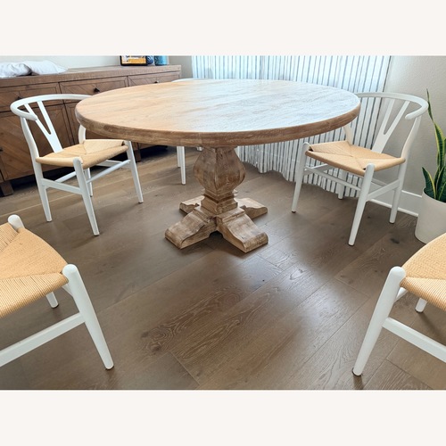 Used Farmhouse Dining Set  for sale on AptDeco