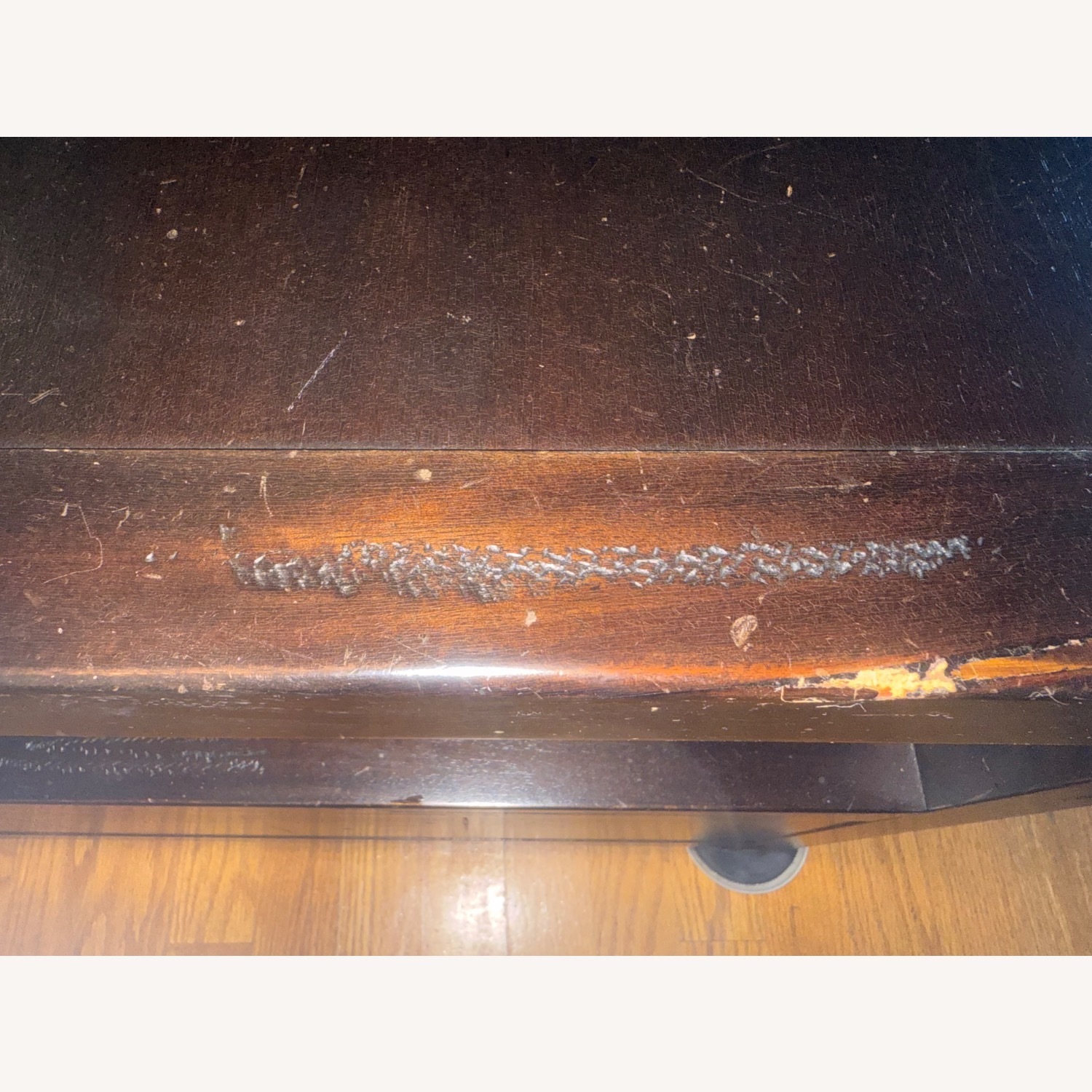 Pottery Barn Rhys Dark Brown Coffee Table - image-3