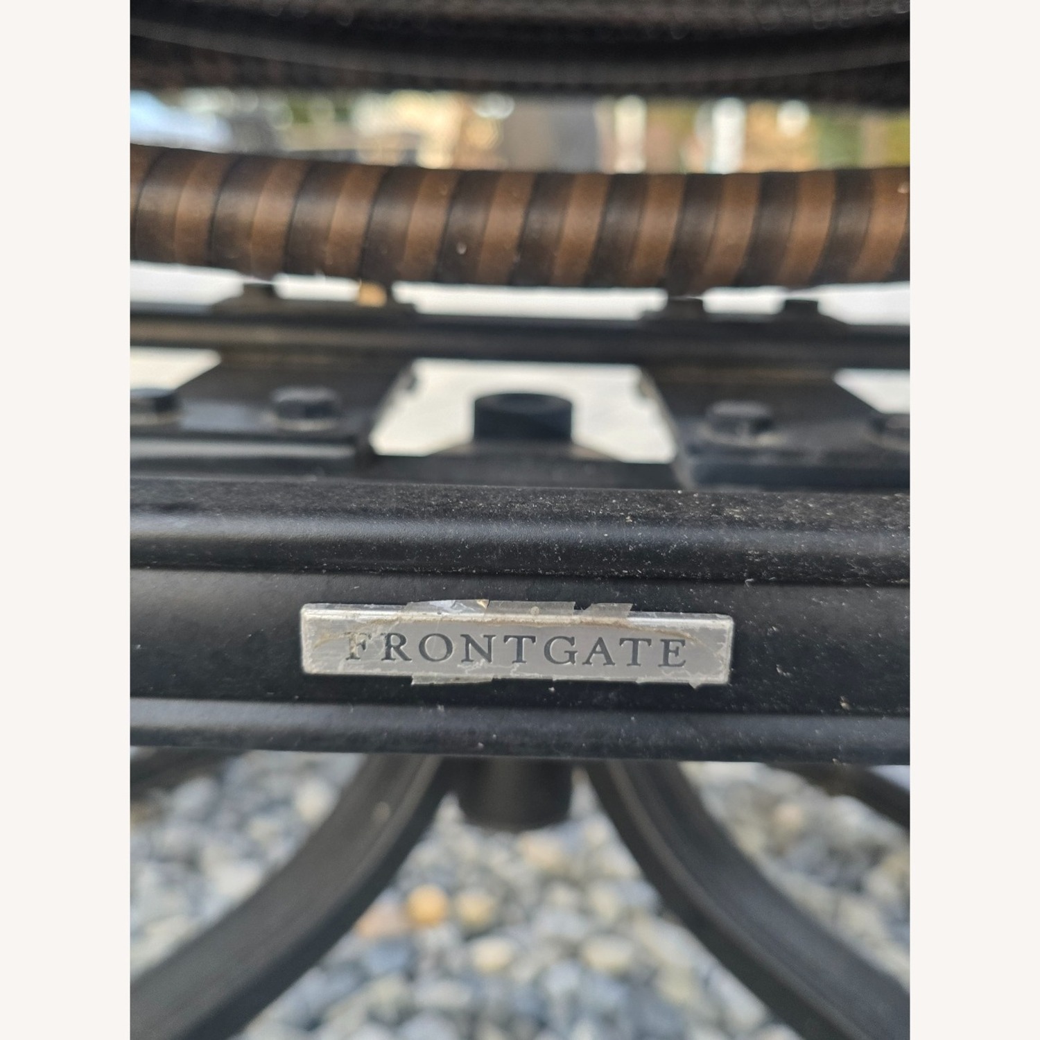 Frontgate Dark Brown Aluminum Patio Furniture - image-6