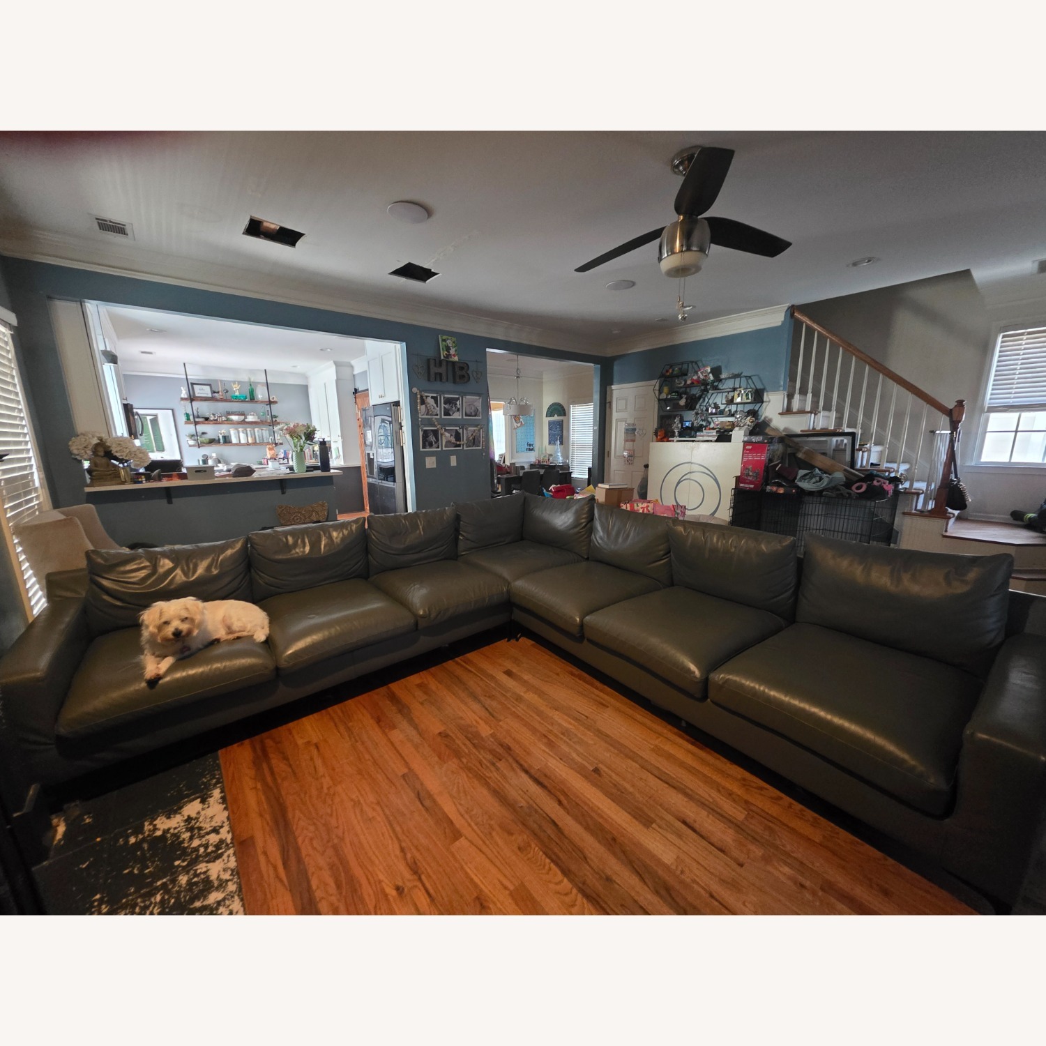 Interior Define Light Gray 3+ Piece Sectional - image-3