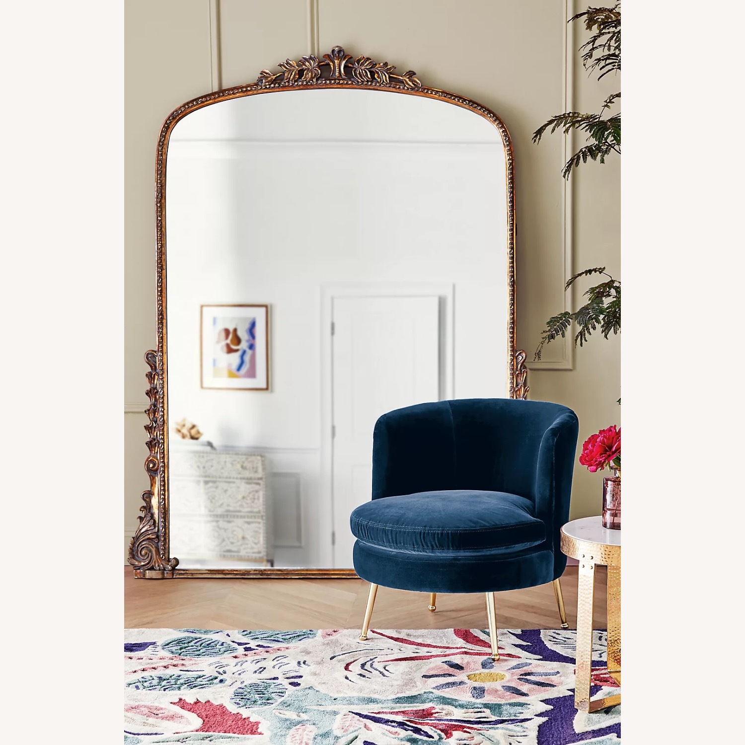 Anthropologie Gleaming Primrose 7' Floor Mirror - image-4
