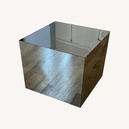 Used Vintage/Antique Mirrored Glass Side Table for sale on AptDeco