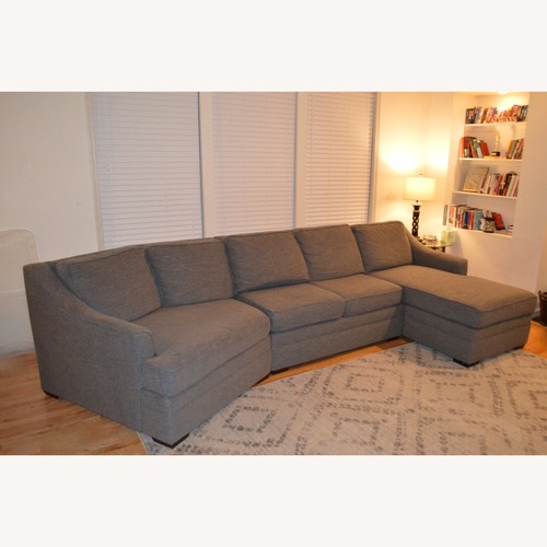 Used Phillips Dark Gray Fabric 3+ Piece Sectional for sale on AptDeco