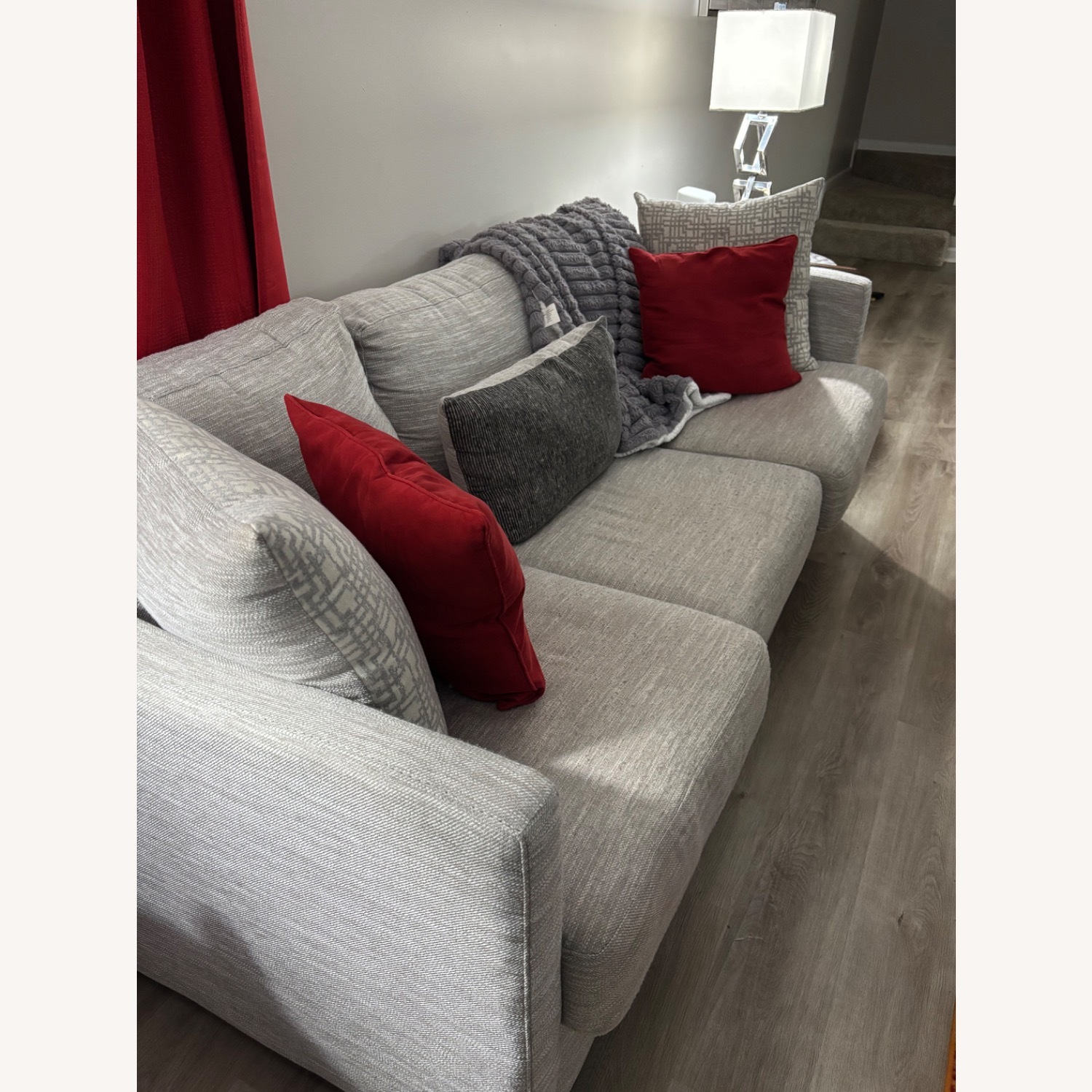 Dumont Place Light Gray 2 Piece Sectional - image-2