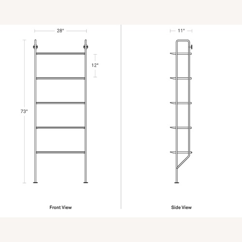 Used Blu Dot Hitch Bookcase Walnut 2 Sections for sale on AptDeco