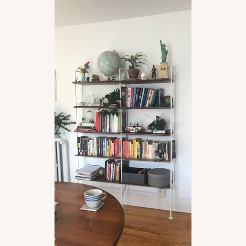 Used Blu Dot Hitch Bookcase Walnut 2 Sections for sale on AptDeco