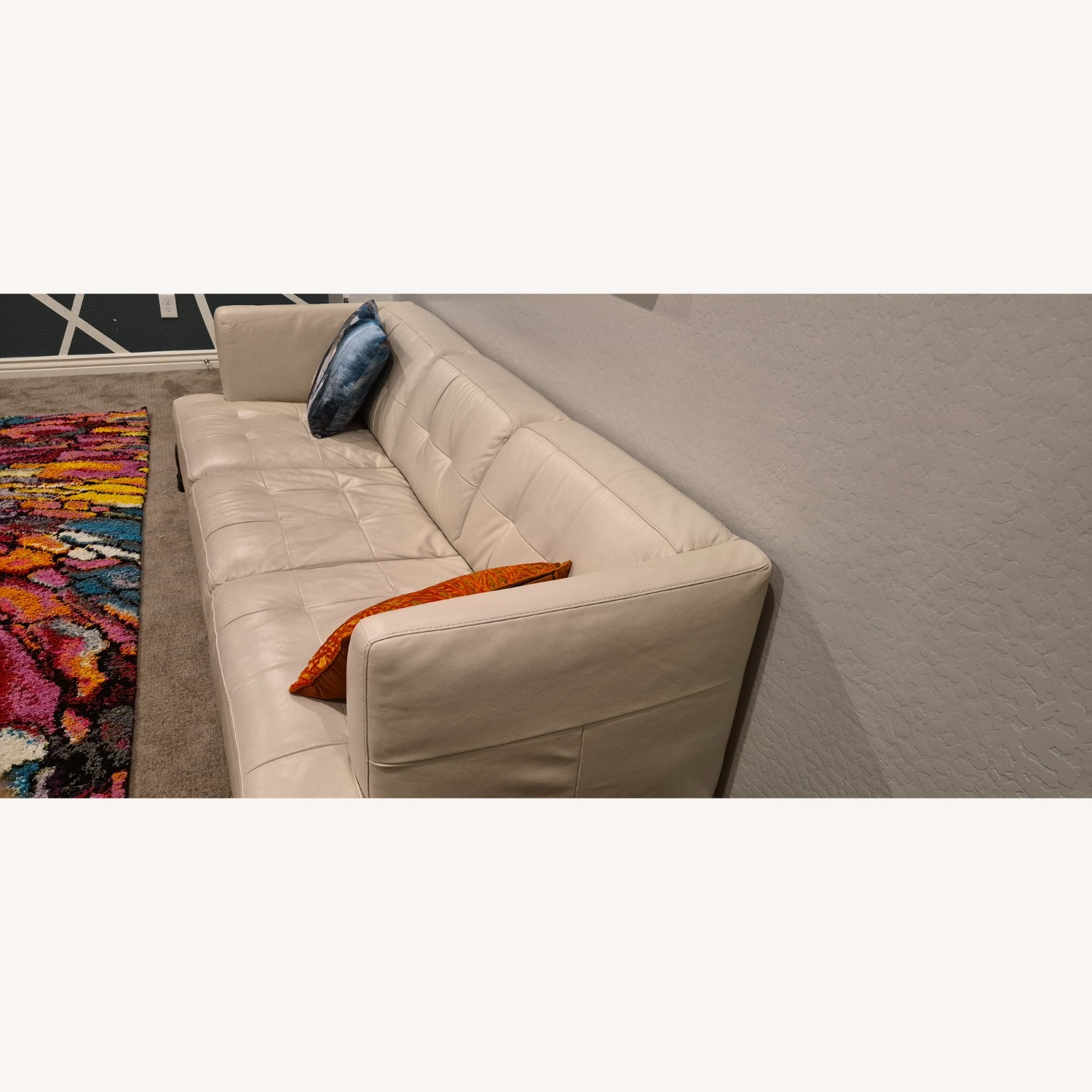 Macy's Alessia White 3+ Seater Sofa - image-2