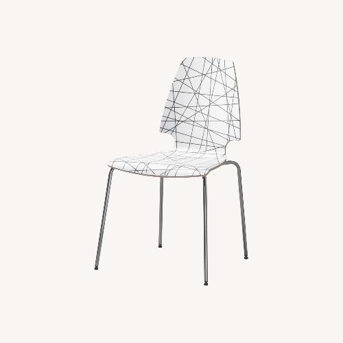 Used IKEA Vilmar White Wood Dining Chairs for sale on AptDeco