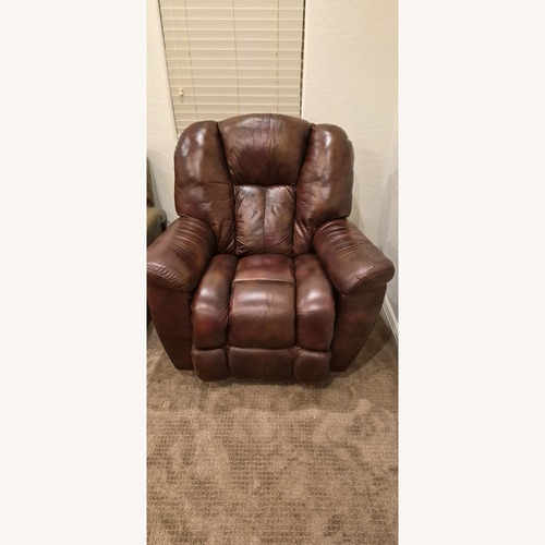 Used Lazboy Dark Brown Armchair for sale on AptDeco