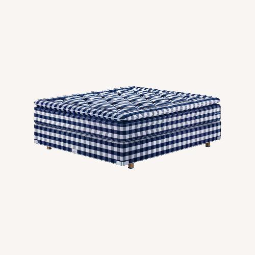 Used Hästens Blue King Bed for sale on AptDeco