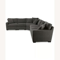 Macy's Radley Dark Gray Fabric 3+ Piece Sectional