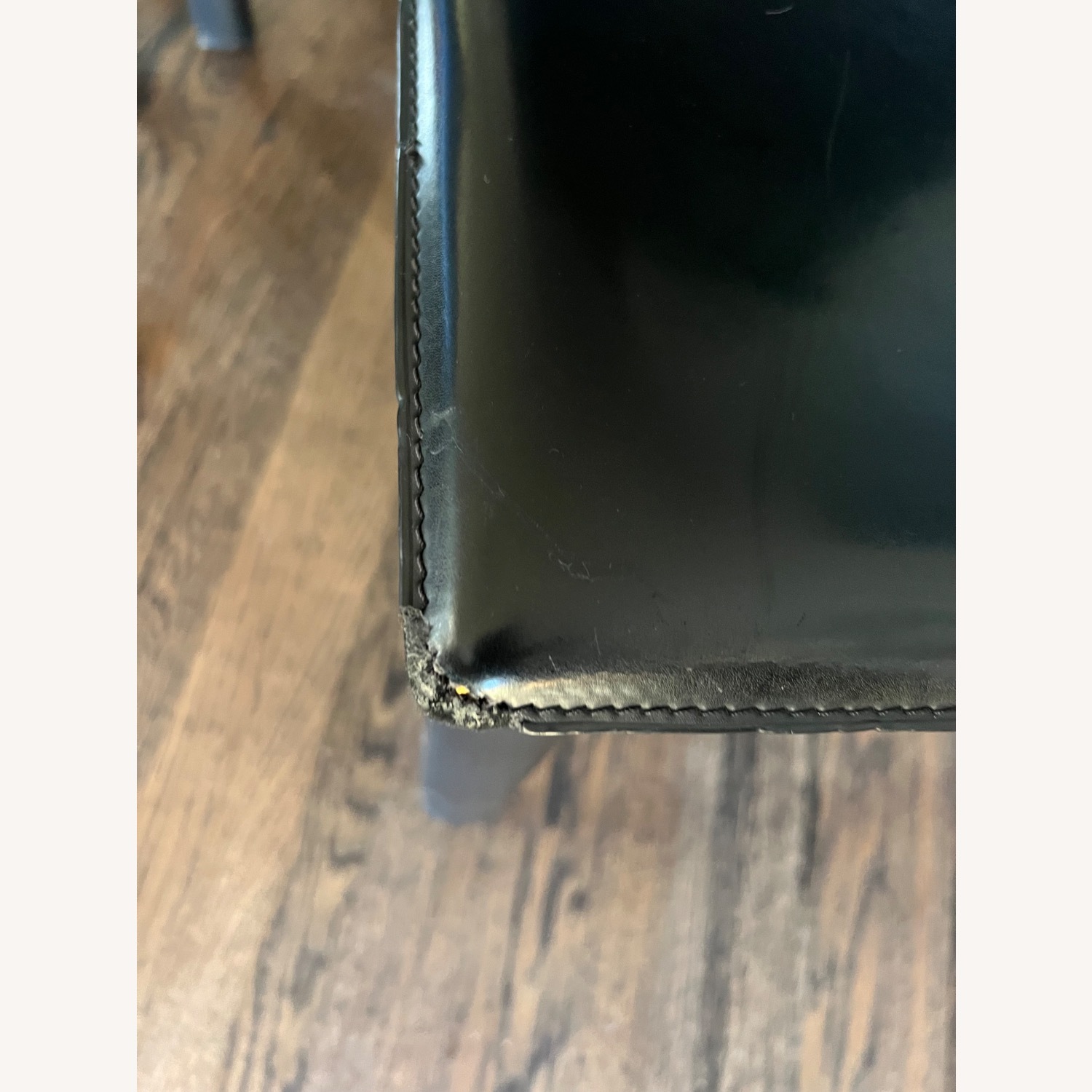 Room & Board Madrid Black Leather Dining Chairs - image-14