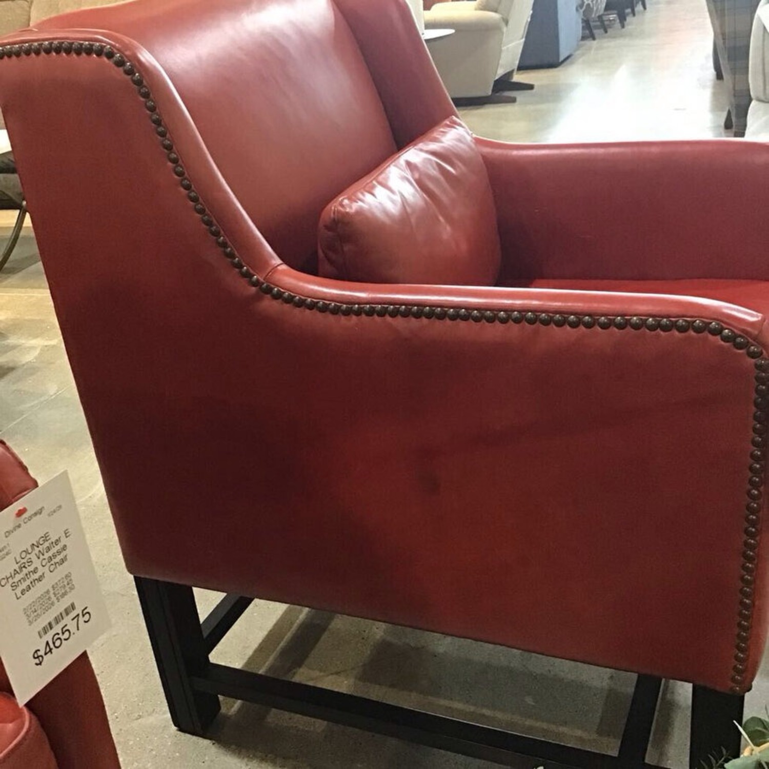 Walter E. Smithe Cassie Leather Lounge Chair  - image-5