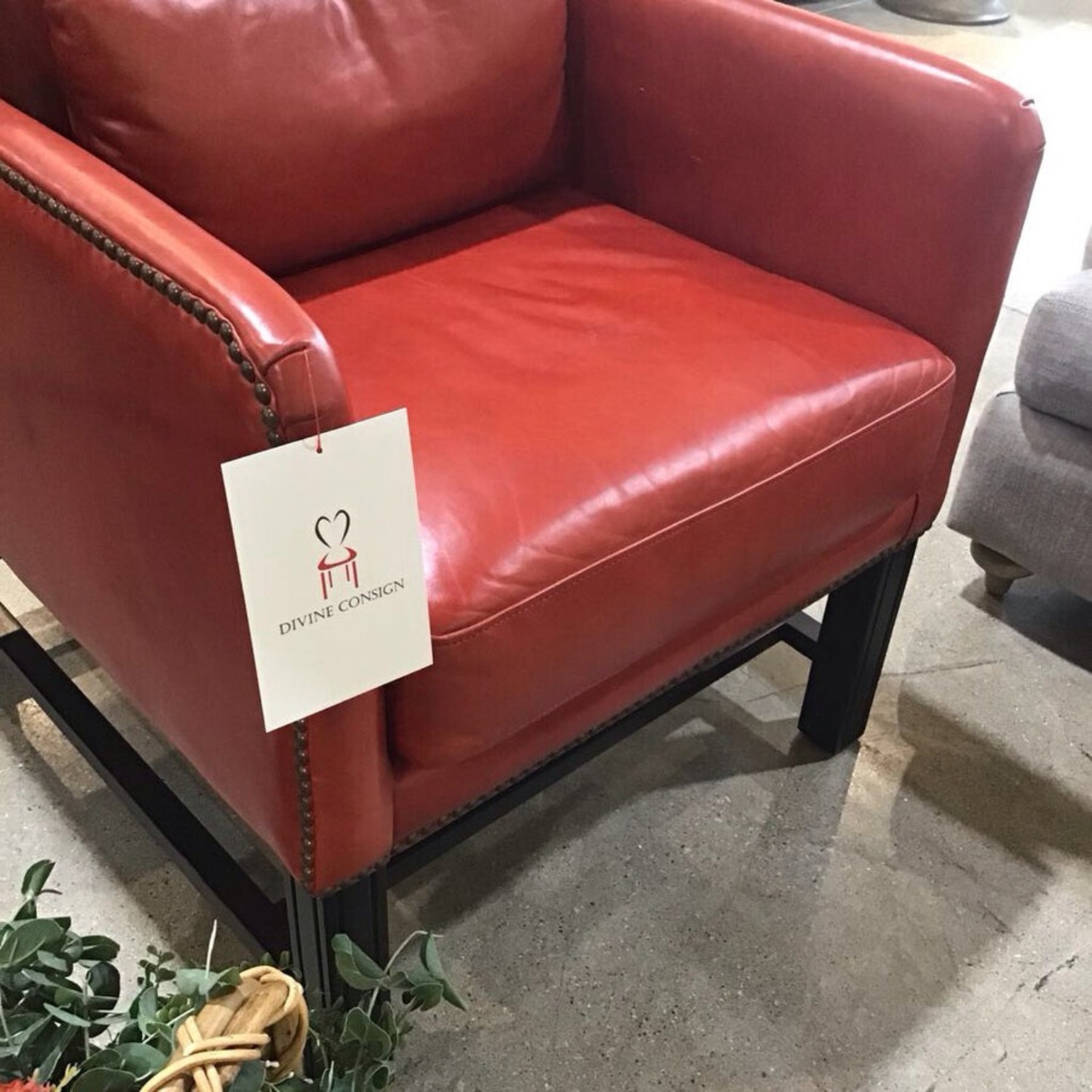 Walter E. Smithe Cassie Leather Lounge Chair  - image-4