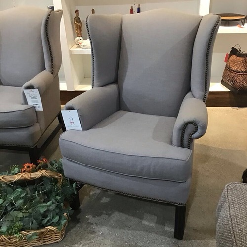Used Pottery Barn Thatcher Wingback Chair for sale on AptDeco