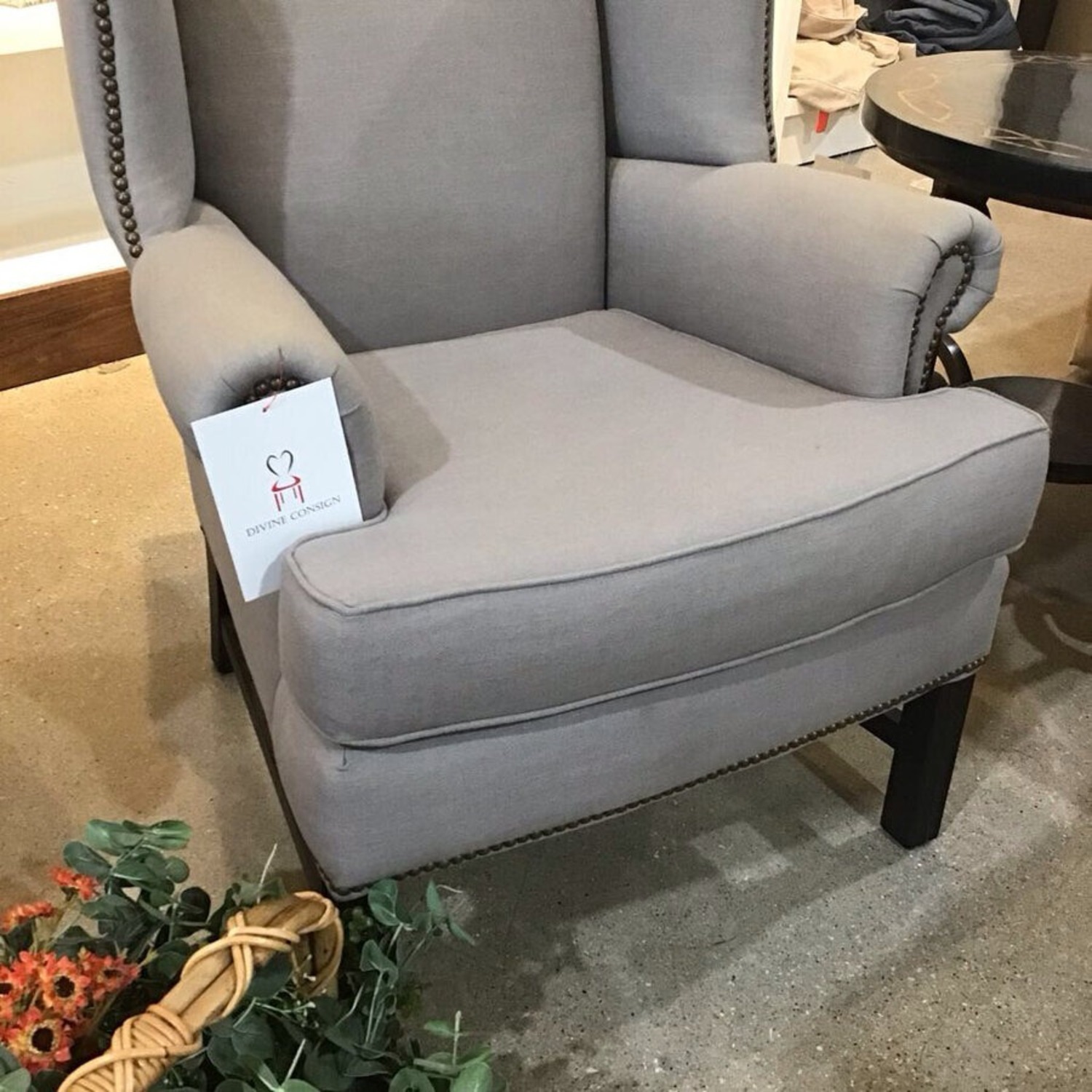 Pottery Barn Thatcher Wingback Chair - image-3