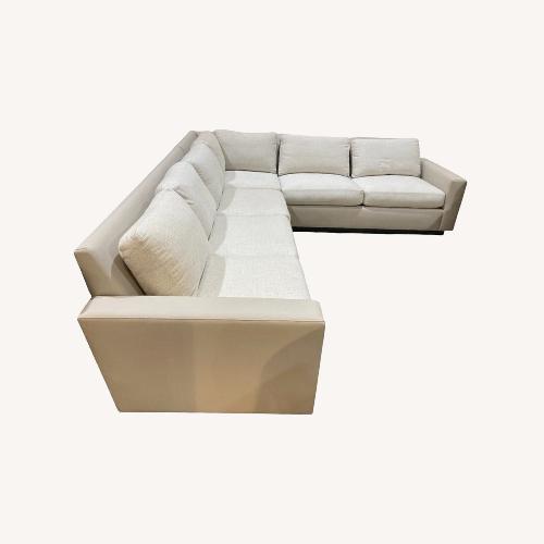 Used Black Label Home Custom Two-Tone L-Shape Sectional for sale on AptDeco