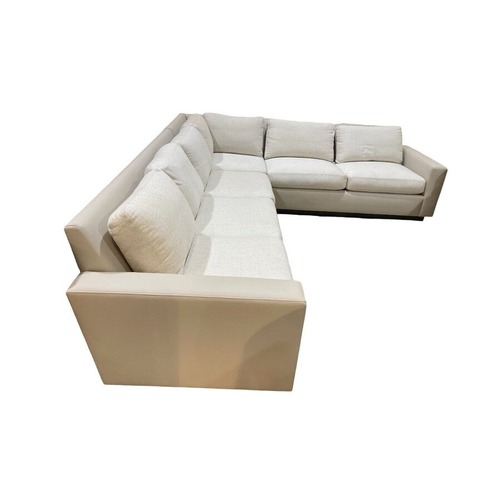 Used Black Label Home Custom Two-Tone L-Shape Sectional for sale on AptDeco