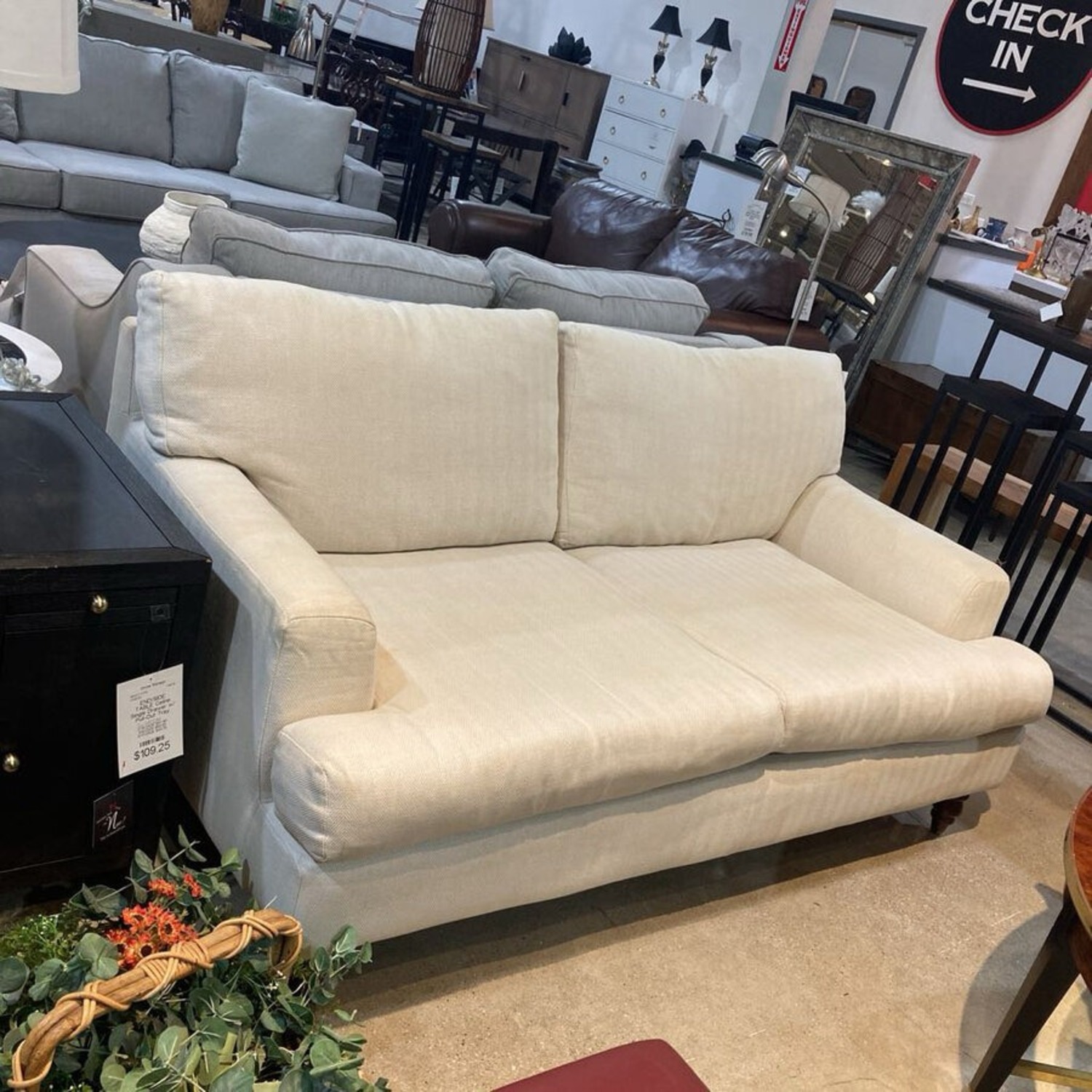 Down Filled Two-Cushion Sofa - image-2