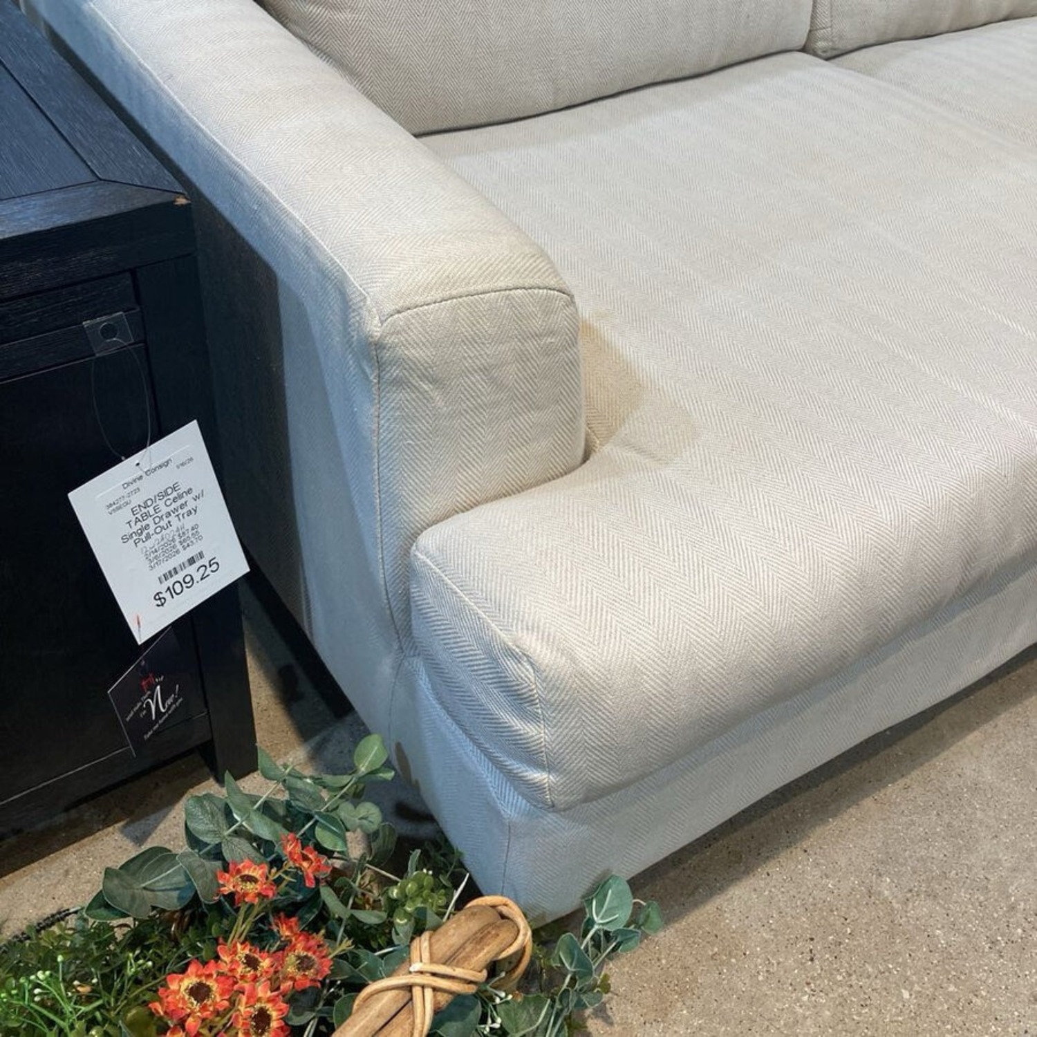 Down Filled Two-Cushion Sofa - image-3