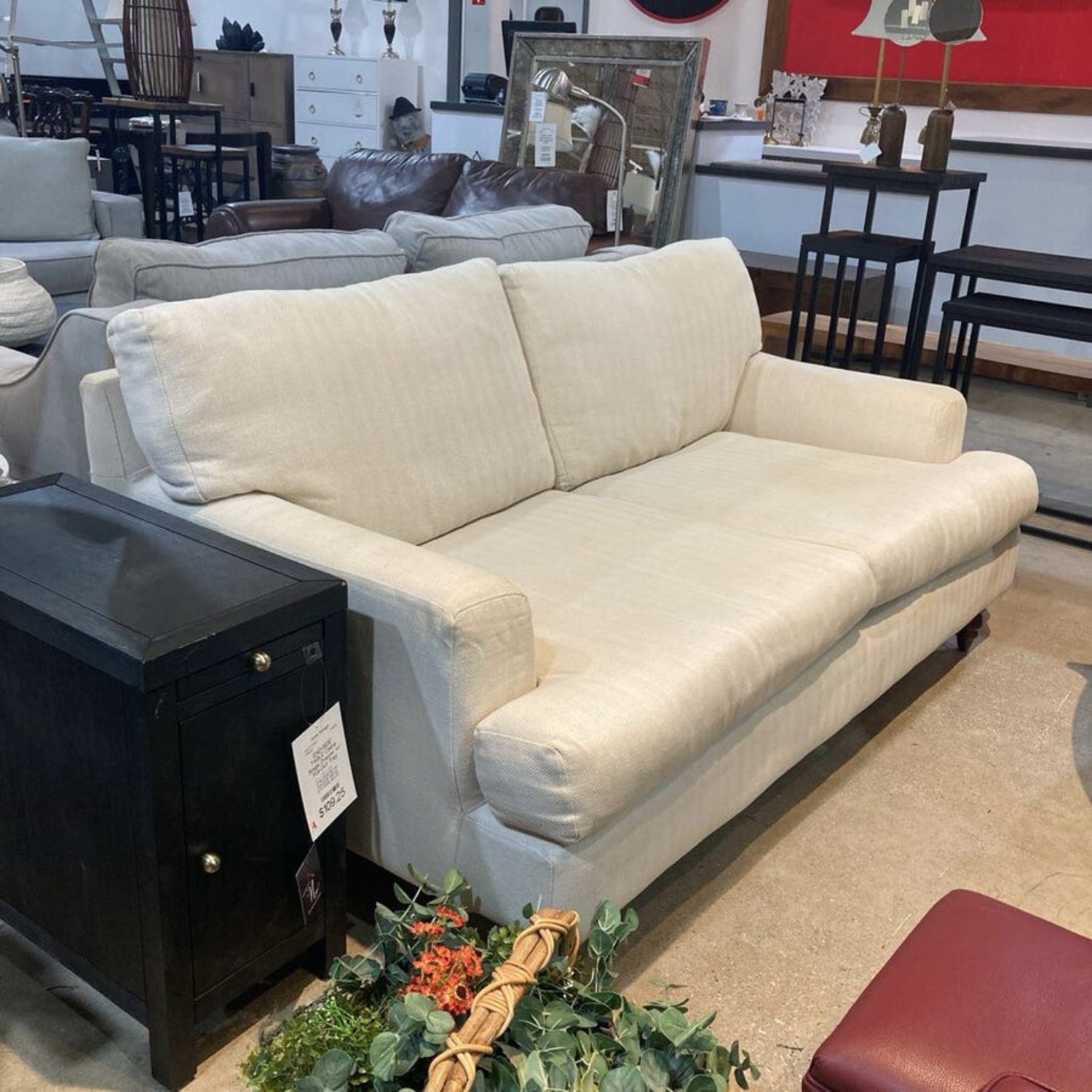 Down Filled Two-Cushion Sofa - image-1