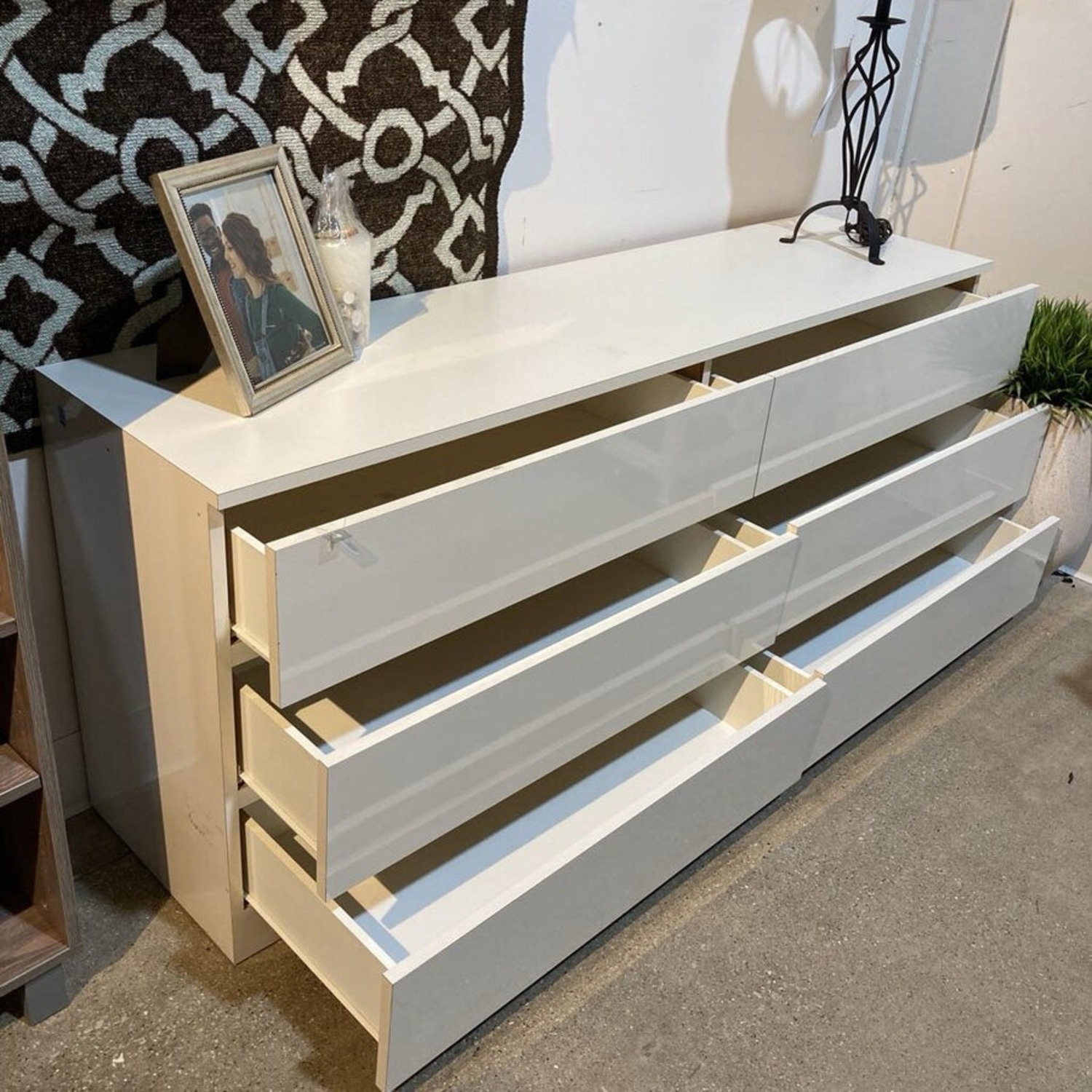 Modern Minimalist 6-Drawer Buffet - image-5